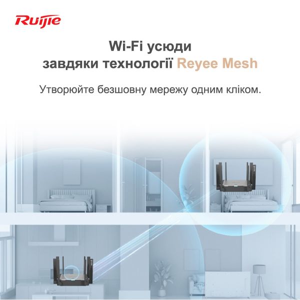 Бездротовий маршрутизатор Ruijie Reyee RG-EW3200GX PRO RG-EW3200GX PRO фото