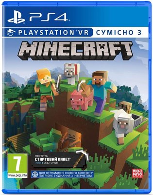 Гра Minecraft для Sony PlayStation 4, Russian version, Blu-ray (9704690) 9704690 фото