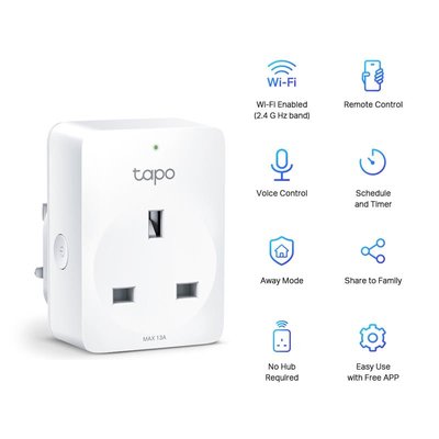 Інтелектуальна розетка TP-Link Tapo P100-4-pack Tapo P100 (4-pack) фото