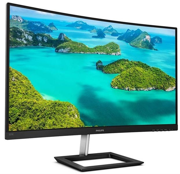 Монiтор Philips 31.5" 325E1C/00 VA Black Curved 325E1C/00 фото