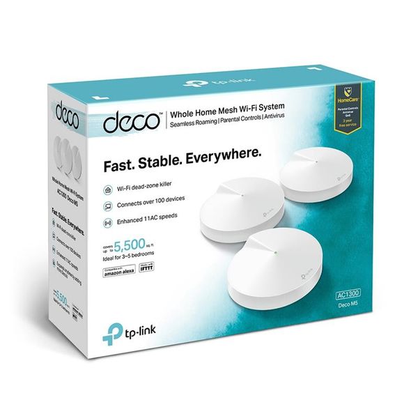 WiFi Mesh система TP-Link DECO M5(3-PACK) DECO M5(3-PACK) фото