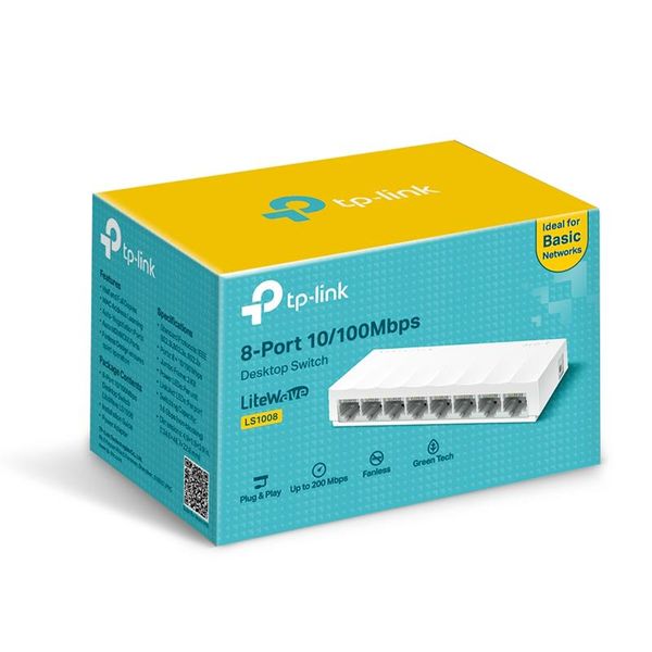 Комутатор TP-Link LS1008 LS1008 фото