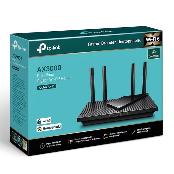 Бездротовий маршрутизатор TP-Link Archer AX55 Archer AX55 фото