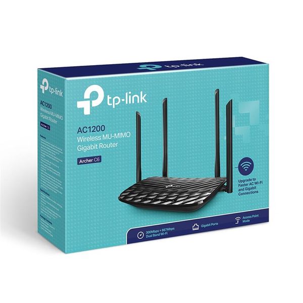 Бездротовий маршрутизатор TP-LINK Archer C6_EU Archer C6_EU_бн фото