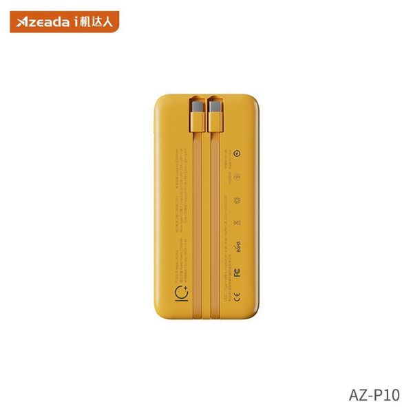 Універсальна мобільна батарея Proda Azeada Shilee AZ-P10 10000mAh 22.5W Yellow (PD-AZ-P10-YEL) PD-AZ-P10-YEL фото