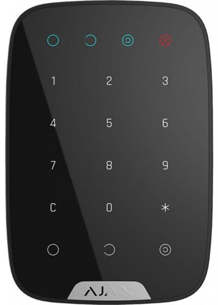 Бездротова сенсорна клавіатура Ajax KeyPad Black (000005653/8722.12.BL1) 8722.12.BL1 фото