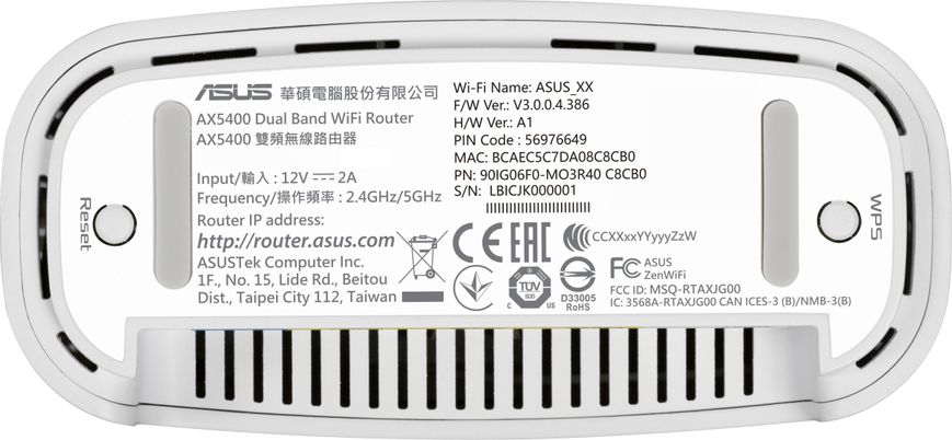 Wi-Fi Mesh система Asus ZenWiFi XD6 2PK White (XD6-2PK-WHITE) XD6-2PK-WHITE фото