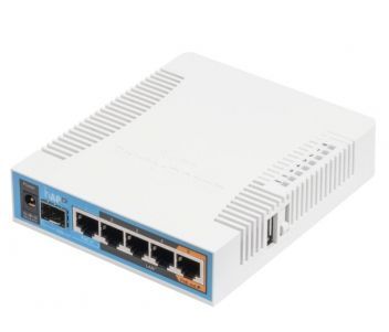 MikroTik hAP ac (RB962UiGS-5HacT2HnT) Двухдиапазонная Wi-Fi точка доступа с 5-портами Ethernet для домашнего использования 22422 фото