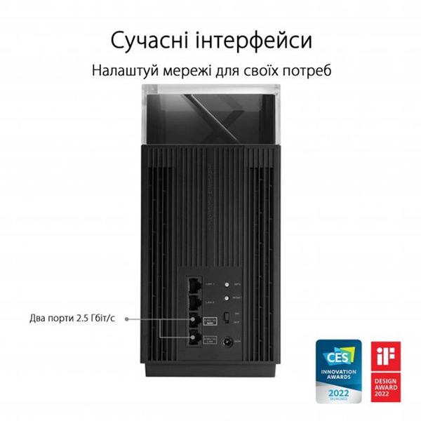 Wi-Fi Mesh система Asus ZenWiFi Pro ET12 (2-PK) ET12(2-PK) фото