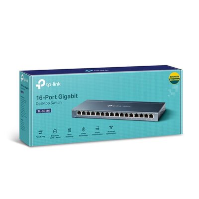 Комутатор TP-Link TL-SG116 TL-SG116 фото