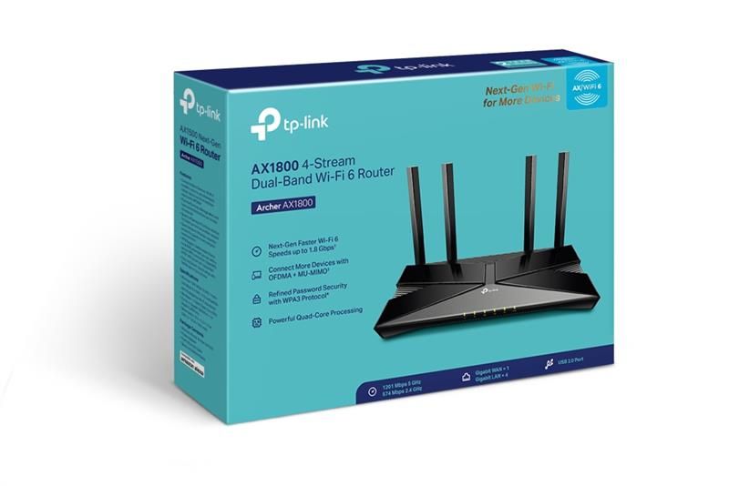 Бездротовий маршрутизатор TP-Link Archer AX1800 Archer AX1800 фото