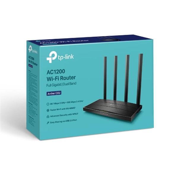 Бездротовий маршрутизатор TP-Link ARCHER C6U ARCHER C6U фото