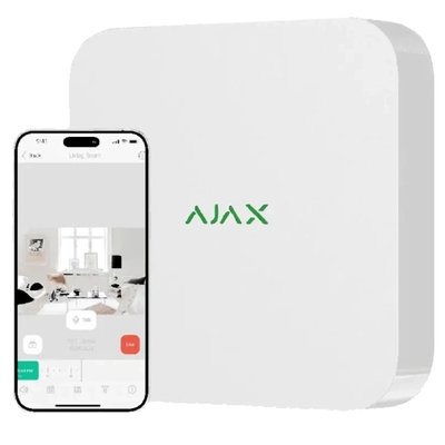 Ajax NVR (8ch) (8EU) white Сетевой видеорегистратор 31384 фото