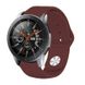 Силіконовий ремінець BeCover для Samsung Galaxy Watch 42mm/Watch Active/Active 2 40/44mm/Watch 3 41mm/Gear S2 Classic/Gear Sport Dark Red (706169) 706169 фото 3