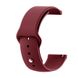 Силіконовий ремінець BeCover для Samsung Galaxy Watch 42mm/Watch Active/Active 2 40/44mm/Watch 3 41mm/Gear S2 Classic/Gear Sport Dark Red (706169) 706169 фото 1