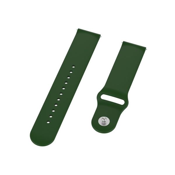 Силіконовий ремінець BeCover для Xiaomi Amazfit Bip/Bip Lite/Bip S Lite/GTR 42mm/GTS/TicWatch S2/TicWatch E Green (706207) 706207 фото