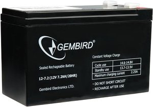 Акумуляторна батарея EnerGenie 12V 7.2AH (BAT-12V7.2AH) AGM BAT-12V7.2AH фото