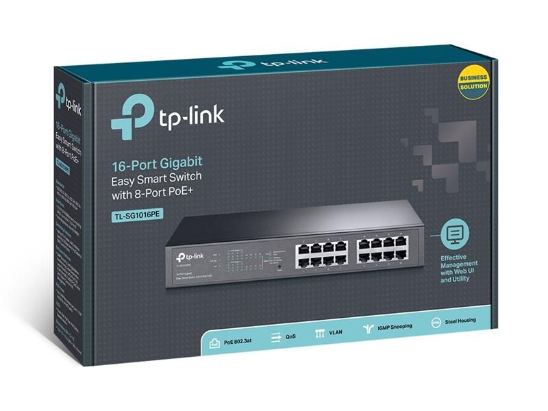 Комутатор TP-LINK TL-SG1016PE TL-SG1016PE фото