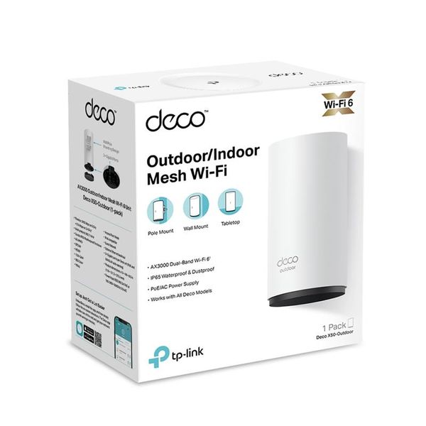 WiFi Mesh система TP-Link Deco X50-Outdoor(1-pack) Deco X50-Outdoor(1-pack) фото